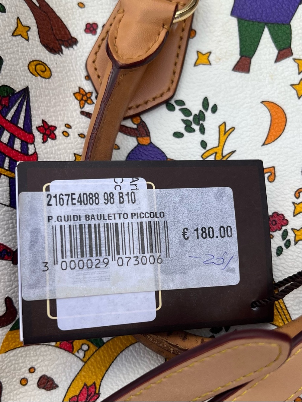 Piero Guidi Magic Circus Bauletto Piccolo Satchel Rare Italian Designer - Picture 10 of 13
